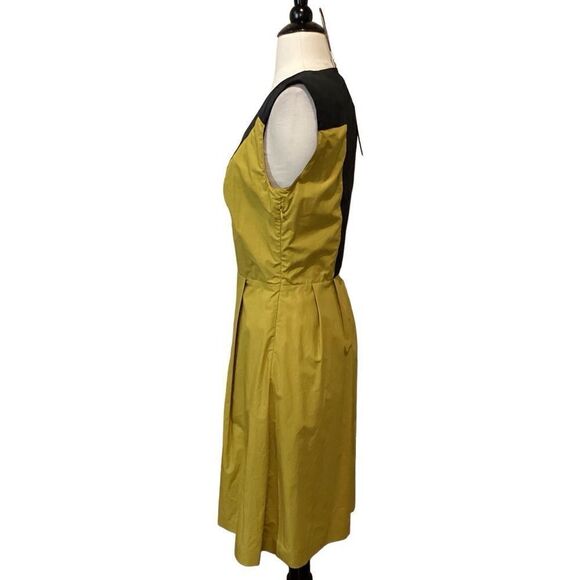NWT Innamorato Mustard Black Dress EU 40 - Picture 7 of 11